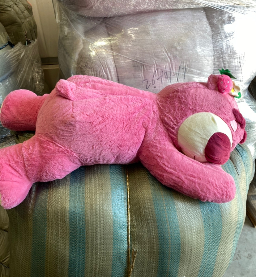 Laydown Strawberry Bear